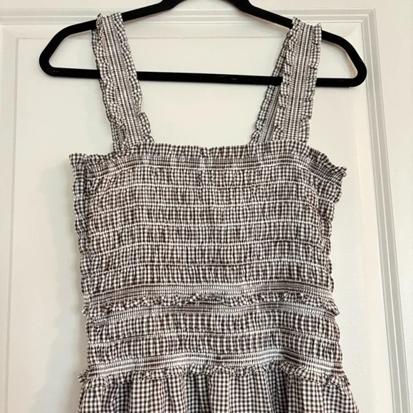 Hill House Home Brown Gingham Azalea Nap Dress - Picture 5 of 11